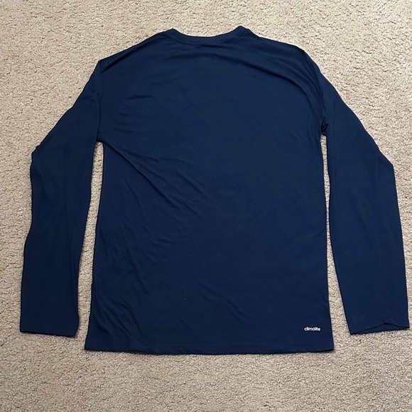 Adidas Men’s Utah Jazz Basketball Climalite Long Sleeve Tee Navy Size L (Tall) - Picture 2 of 8